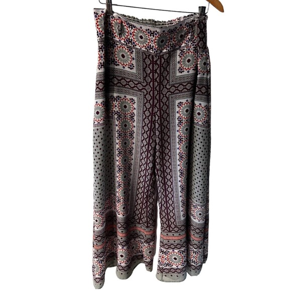Truth NYC pants womens Plus 1X palazzo Wide Leg flare flowy hippy boho festival - Picture 1 of 8